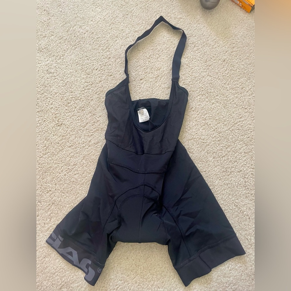 Women’s Ciao Black Bib Bike Shorts with bib made for high performance
